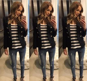 Bec Judd's followers dismayed by her skinny jeans post 11 days after giving birth to her twins boys.