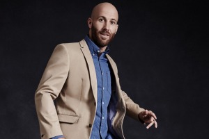 Sydney Swans Co-Captain Jarrad McVeigh masters business casual in an unstructured blazer.