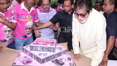 Bollywood superstar Amitabh Bachchan, who's been basking in the tremendous acclaim coming his way for his performance in 'Pink,' turns 74 today. (Pic: Viral Bhayani) 