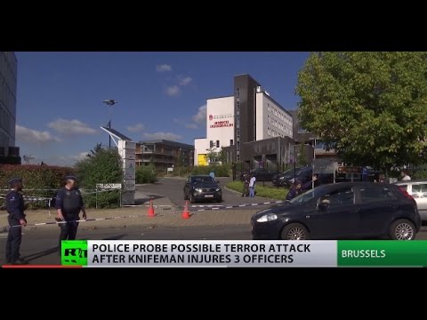 3 policemen stabbed in suspected terror attack in Brussels