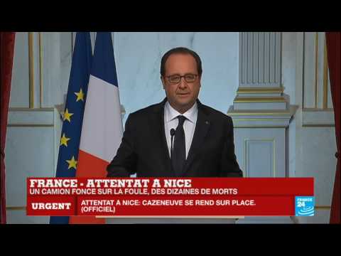 REPLAY - Intervention du président François Hollande après l'attentat terroriste à Nice