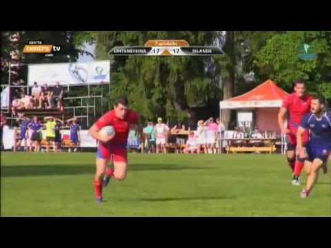 Liechtenstein vs. Iceland 7's Tournament Latvia 2013 Rugby - Highlights