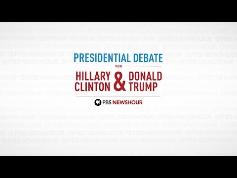 Watch the full first 2016 Presidential Debate | PBS NewsHour