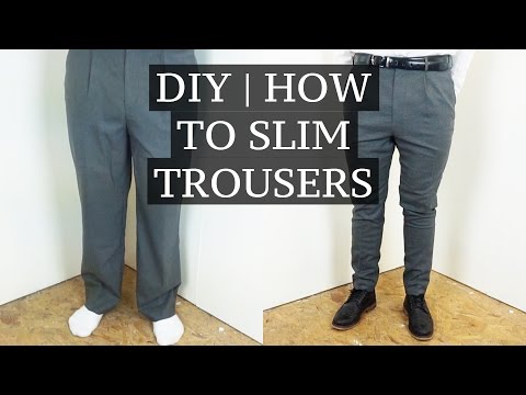 DIY | How To Slim & Shorten Suit Trousers | Josh Barnett