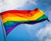 The rainbow flag waving in the wind at San Francisco's Castro District