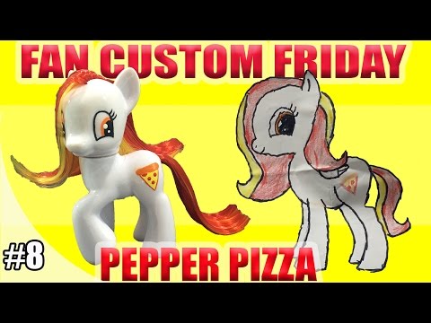 Pepper Pizza Pony || FAN CUSTOM FRIDAY #8 || Custom OC Pony Giveaway #FCF