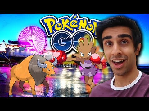 POKEMON GO AT SANTA MONICA PIER WITH NADESHOT