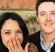 Paul Van Der Toorren proposed to his girlfriend of seven years, Elysia Simons, at Uluru, the place they first met as ...