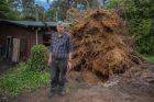 MELBOURNE, AUSTRALIA - OCTOBER 09: Sharon and Jack Rhynsburger were sitting at home when a tree fell on it due to high ...