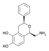 Stereo, Kekulé skeletal formula of A-68930