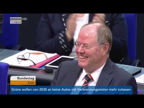 Peer Steinbrück: Letzte Rede im Deutschen Bundestag am 29.09.2016