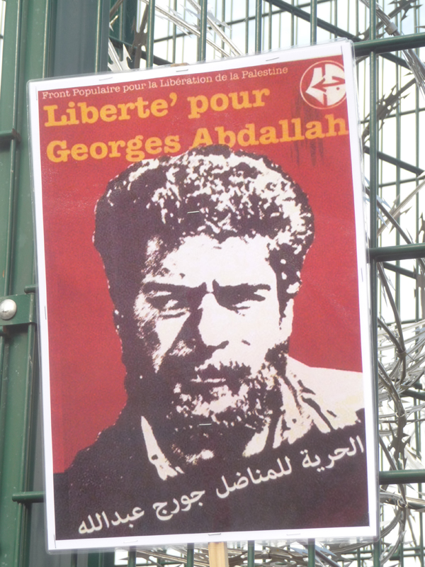 International actions to call for freedom for imprisoned struggler Georges Ibrahim Abdallah