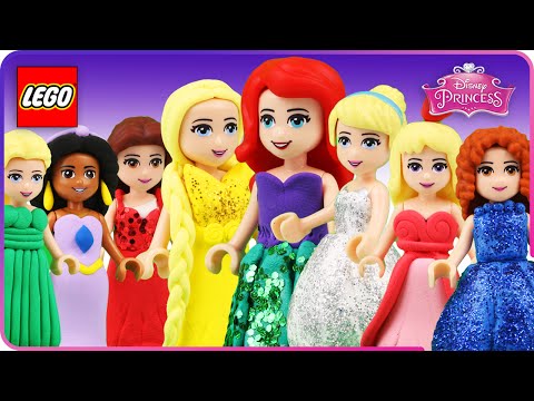 ♥ LEGO Disney Princess MEGA Compilation of Best Cartoons (Ariel, Frozen, Rapunzel, Cinderella..)