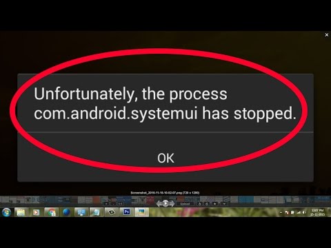 how to fix unfortunately the process com.android.systemui has stopped