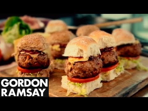 Smoky Pork Sliders with BBQ Sauce - Gordon Ramsay