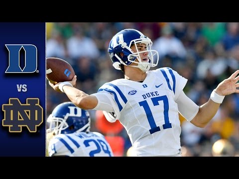 Duke vs. Notre Dame Football Highlights (2016)