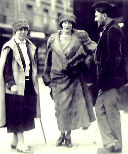 Jane Heap, Mina Loy, Ezra Pound