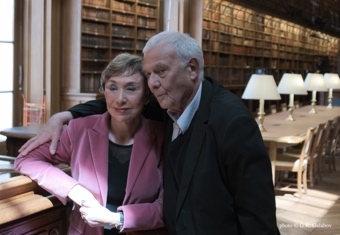 Julia Kristeva, Philippe Sollers, 2015, photo : G.K. Galabov