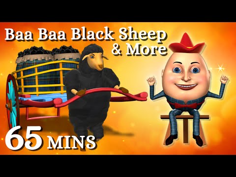 Baa Baa Black Sheep | Humpty Dumpty Kids Songs & More 3D English Nursery Rhymes For Children