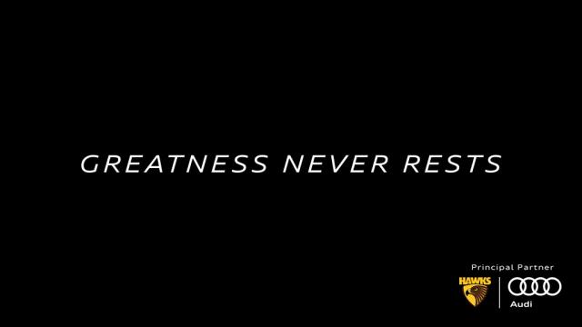 Audi: Greatness never rests