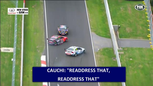 Whincup's radio during crash