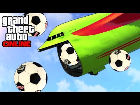 GTA 5: Online - Cargo Plane Stunts & Fallout (Funny Moments & Fails)