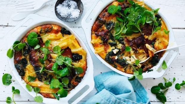 Jill Dupleix's mac 'n' cheese frittata.