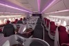 Qatar Airways business class on the Airbus A350.