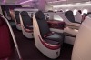 Qatar Airways business class on the Airbus A350.