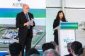 Tianqi Lithium Australia general manager Phil Thick and Tianqi Lithium Corporation CEO Vivian Wu at the groundbreaking ...