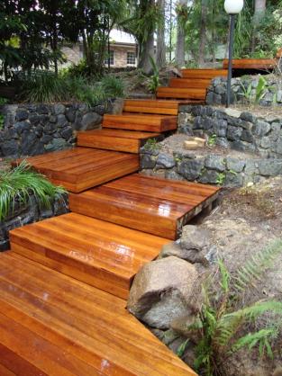 Timber Decking Ideas by scenic scapes landscaping