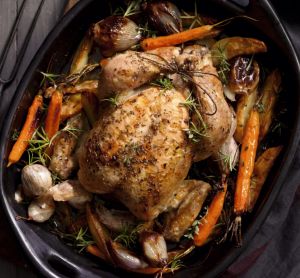 Jill Dupelix's 'great' roast chicken.