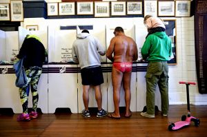 Fairfax photographer Edwina Pickles' humorous observation of an election day polling booth in Bondi has made the ...
