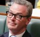 Minister for Defence Industry Christopher Pyne during a division in the House of Representatives at Parliament House in ...