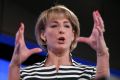 Feeling the crossbench squeeze: Minister for Employment Michaelia cash. Photo: Alex Ellinghausen