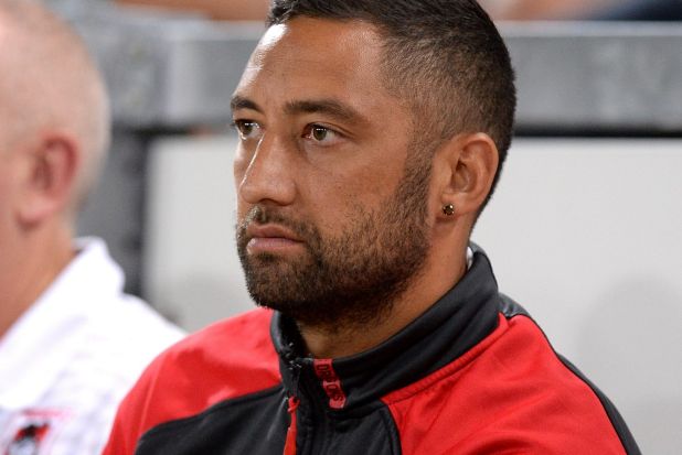 Still on the sidelines: Benji Marshall may not return to the Dragons line-up until May.