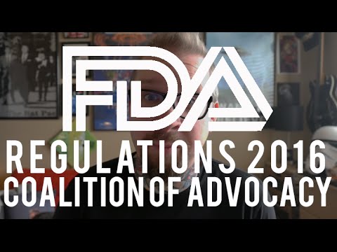 The FDA 2016 Vape product prohibition