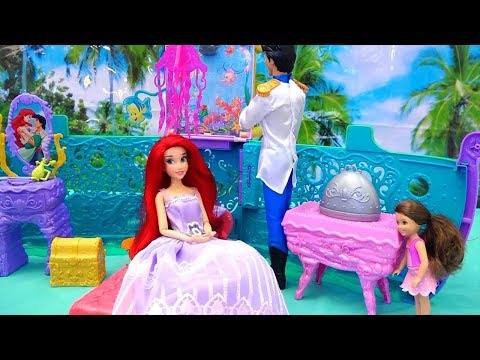 Ariel's Cruise Ship - Melody Finds a Mermaid Friend - Disney Princess Toys