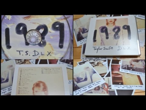 '1989' Taylor Swift Deluxe Edition Album Unboxing