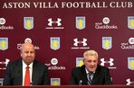 New Aston Villa manager Steve Bruce (right) and Aston Villa CEO Keith Wyness