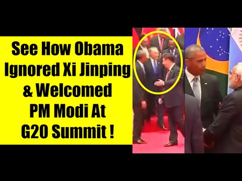 See How Obama Ignored Xi Jinping & Welcomed PM Modi At G20 Summit !