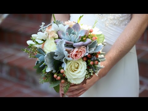 Creating My First Wedding Bouquet