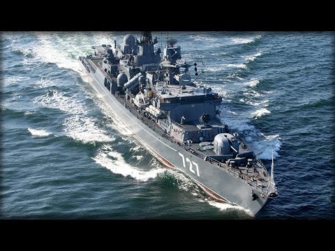 RUSSIAN WARSHIP REFUSES TO BACK DOWN TO US NAVY SHIP