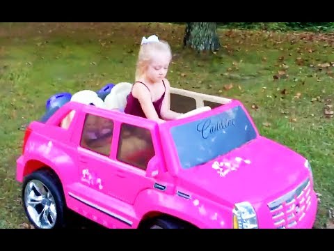 Playing in the Park on the Pirate Ship Playground for Kids W Pink Car  Baby Alive Snackin Sara Doll