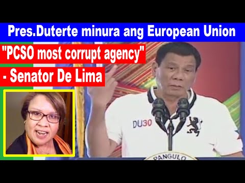 President Duterte minura ang European Union sa pagkondena mabilisang imbistigasyon sa EJK