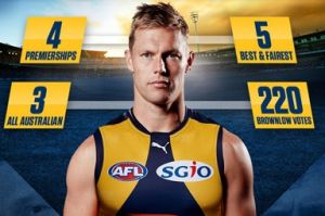 An image of ex-Hawks legend Sam Mitchell in his new jersey posted on the West Coast website.