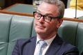 Minister for Defence Industry Christopher Pyne during a division in the House of Representatives at Parliament House in ...