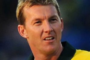 Legendary fast bowler Brett Lee.