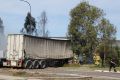 Chris "Basil" Blake's truck after the fatal crash in Erskine Park.