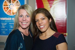 Tania Paschen of Watson and ACT Manager EFFA Canberra Andrea Garcia, at the launch of the Environmental Film Festival in ...